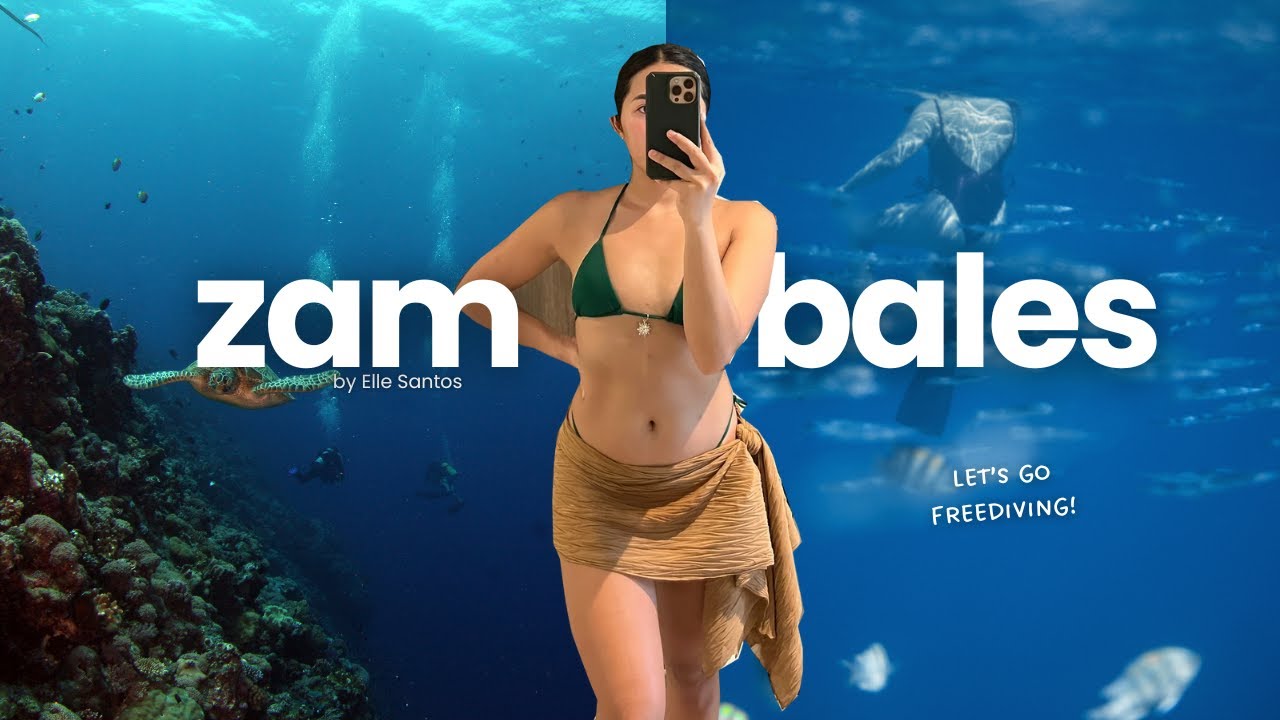 Freediving in Zambales Vlog 🐠 Travel With Me, What Went Wrong & How to Avoid It (Beginner Guide)