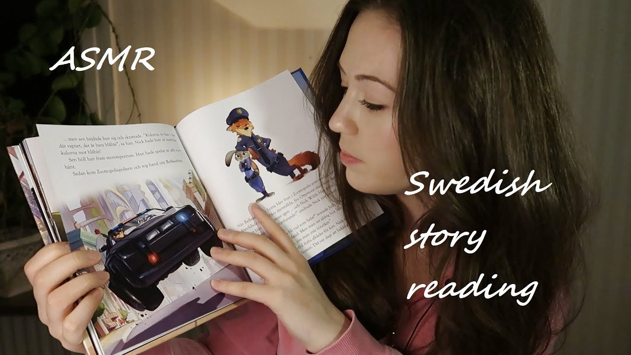 ASMR Swedish whispering, reading a story for you