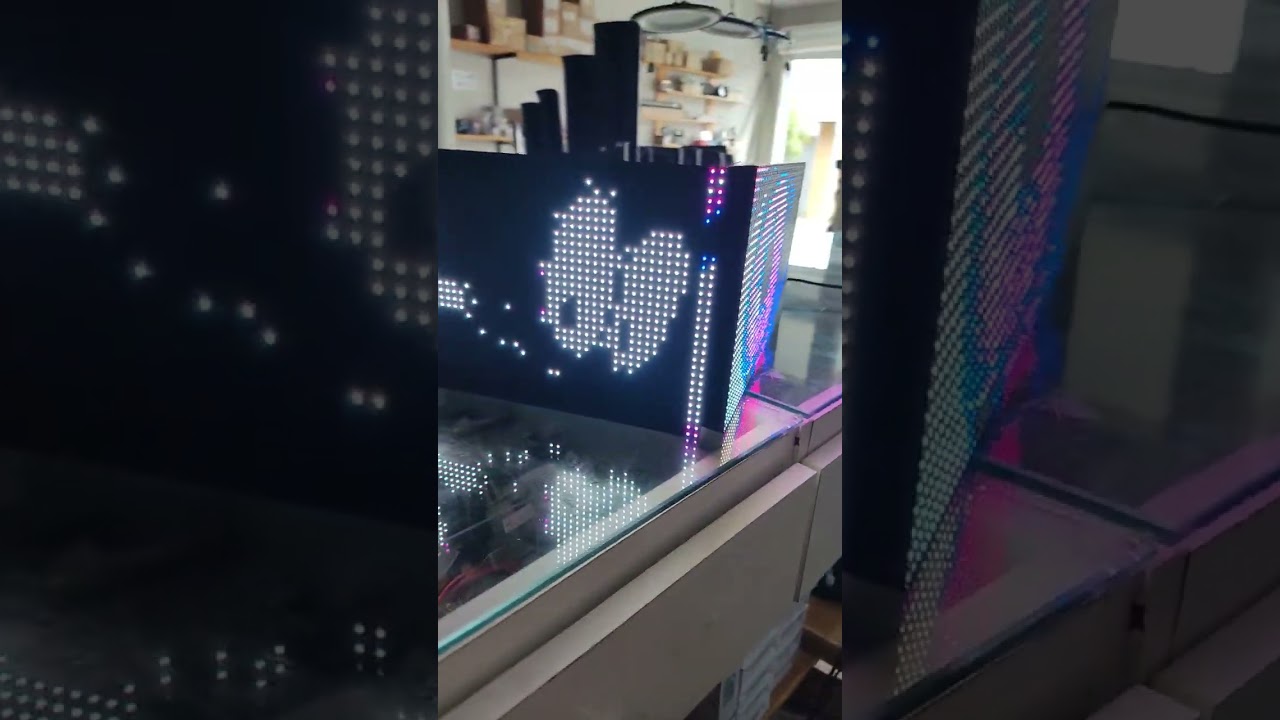 Painel Led P5 Cubo econ&ocirc;mico. #led