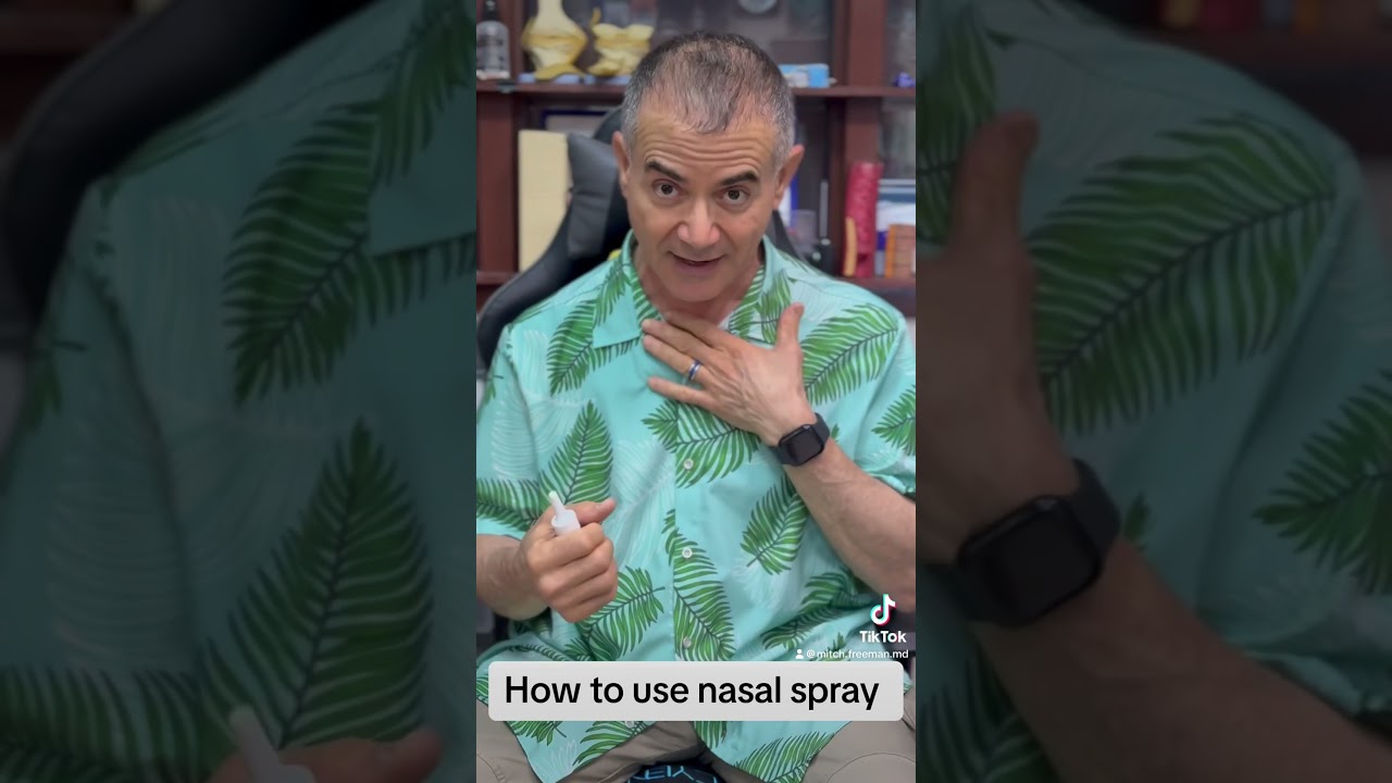 How to use nasal Spray