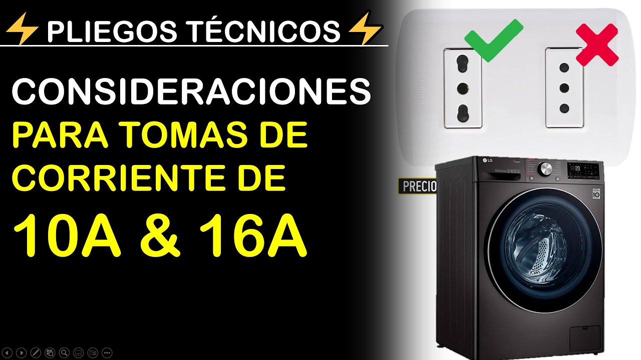 ⚡Cómo elegir correctamente una toma de corriente, 10A y 16A⚡