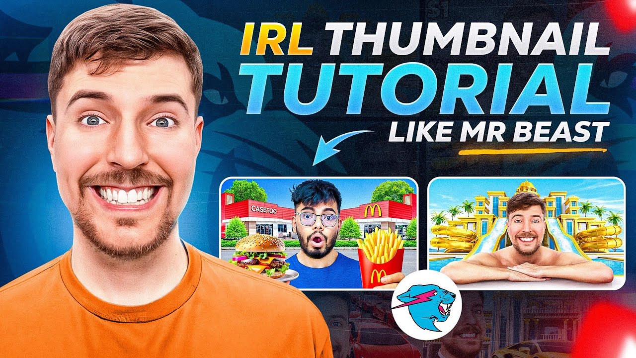 How to Make IRL Thumbnail LIike Mr Beast? | Photoshop Tutorial