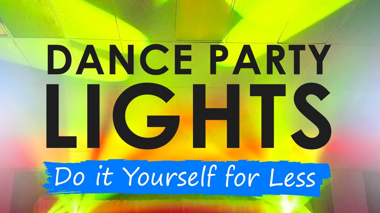 HOW TO SETUP DJ DANCE FLOOR PARTY LIGHTS FOR WEDDINGS IN 5 SECONDS
