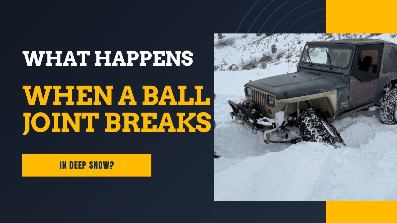 “Jeep Rescue in Deep Snow ❄️ | Broken Ball Joint Adventure in Idaho”