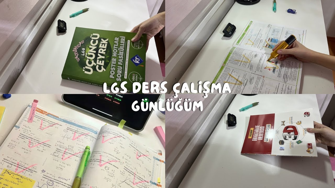 Lgs Ders Çalışma Günlüğüm#27 // #lgsdersçalışmagünlüğüm #keşfet #dersçalışalım 