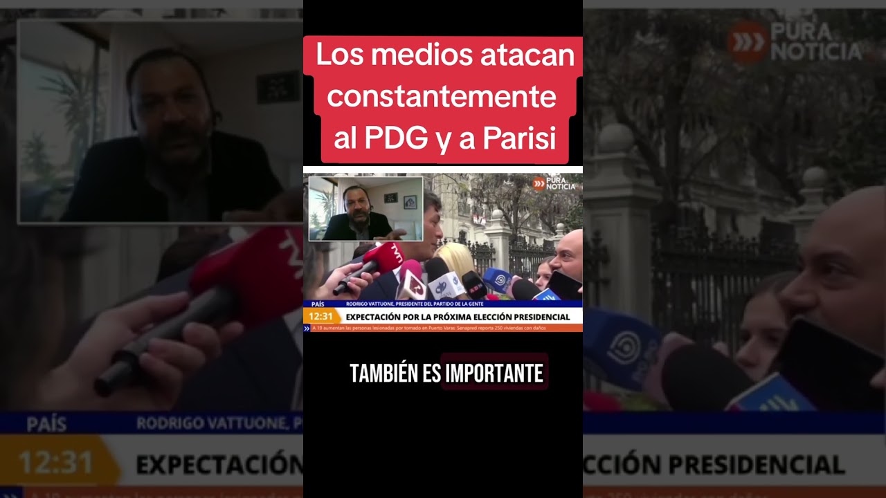 Los medios solo hablan mal del PDG y Parisi. Es un ataque constante.