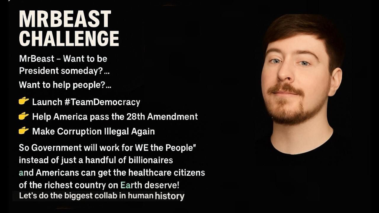 World Peace--His Holiness the Dalai Lama and MrBeast Save the World