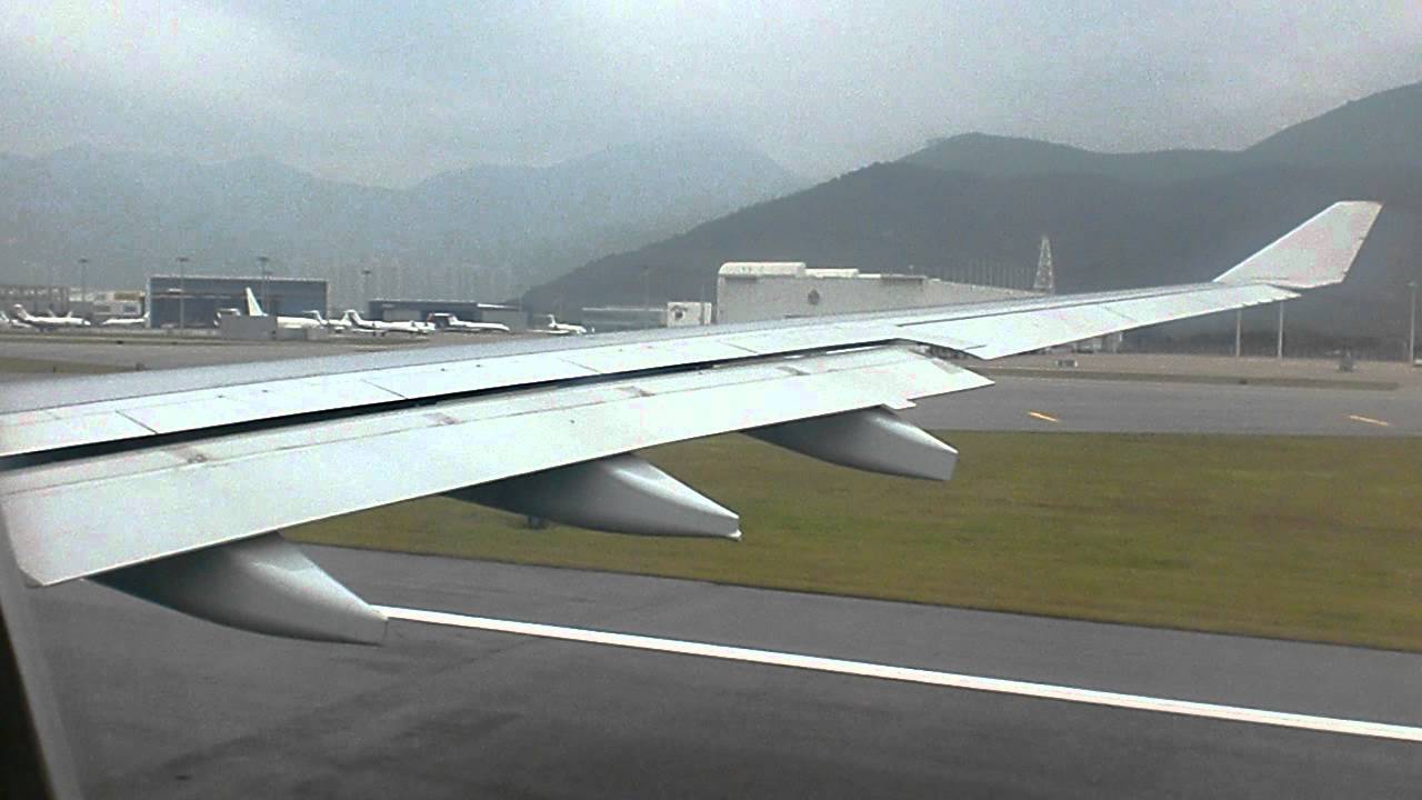 07DEC11 CX691 take off AT HKG起飛香港國際機場