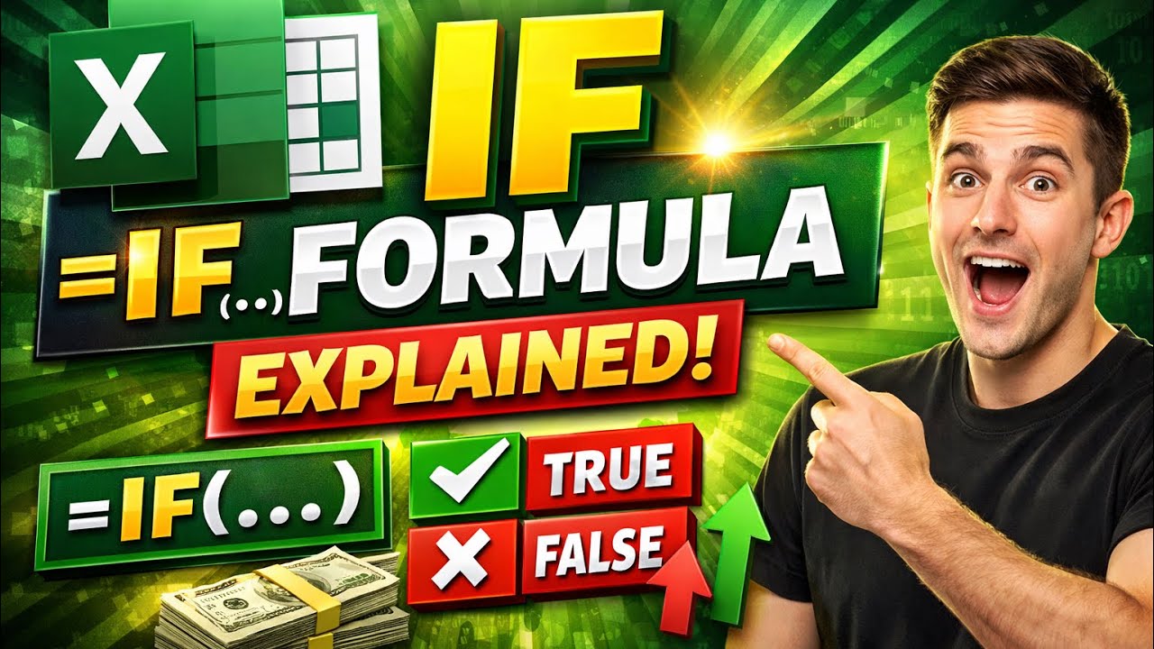 IF Formula in Excel  | IF formula in excel pass or fail 🎯