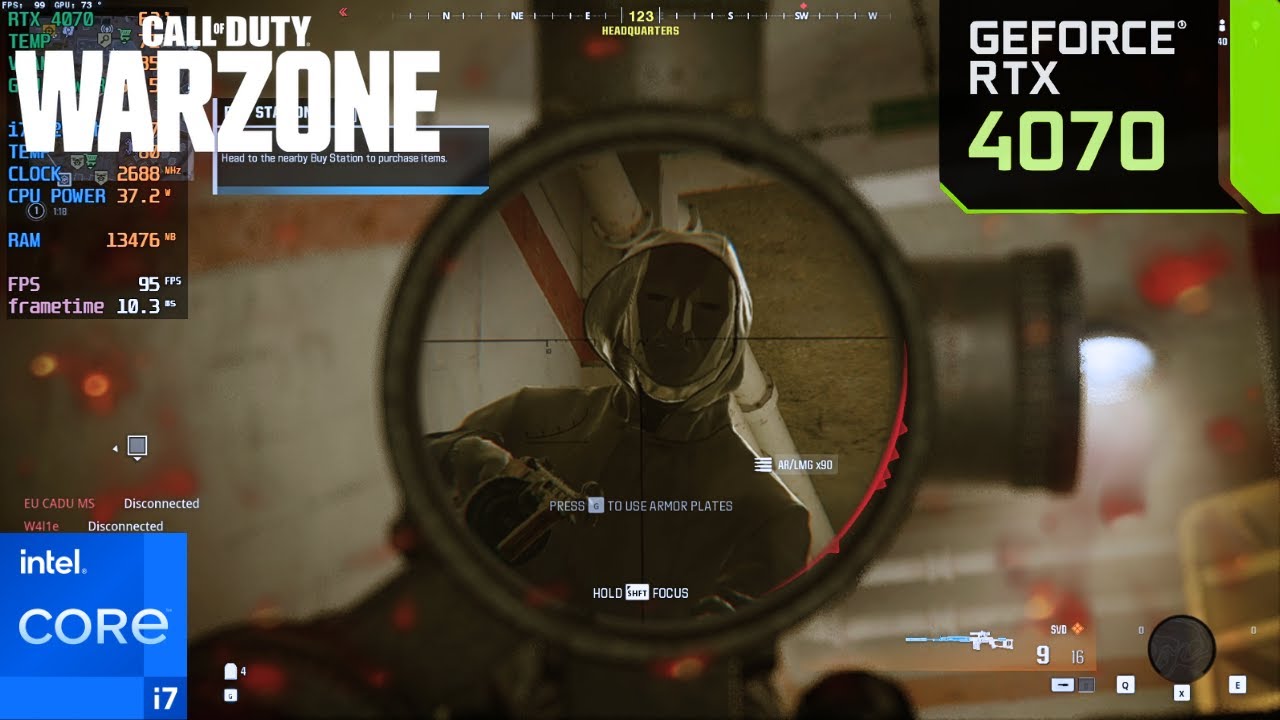 Call of Duty : Warzone | RTX 4070 + i7-12700H - ASUS TUF F15 / Benchmark