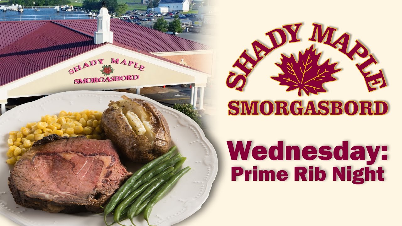 Shady Maple Smorgasbord: вечер отборных ребрышек в САМОМ БОЛЬШОМ буфете Америки