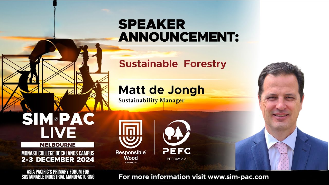 Matt de Jongh, Sustainability Manager, Responsible Wood.