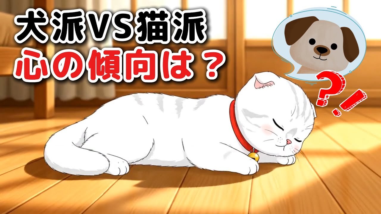 【猫雑学】実は「猫派」と「犬派」では性格が全然違う！？