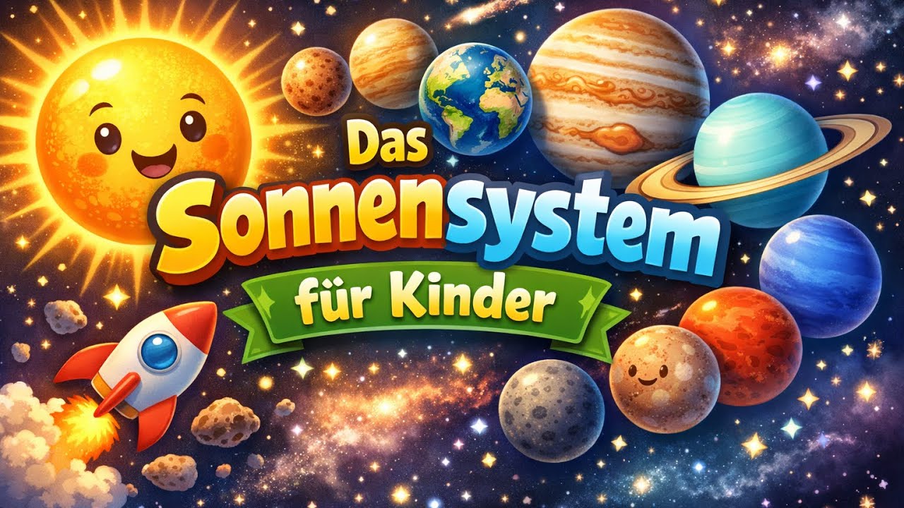 🌞 Das Sonnensystem – einfach erklärt für Kinder@ZauberwaldKids 