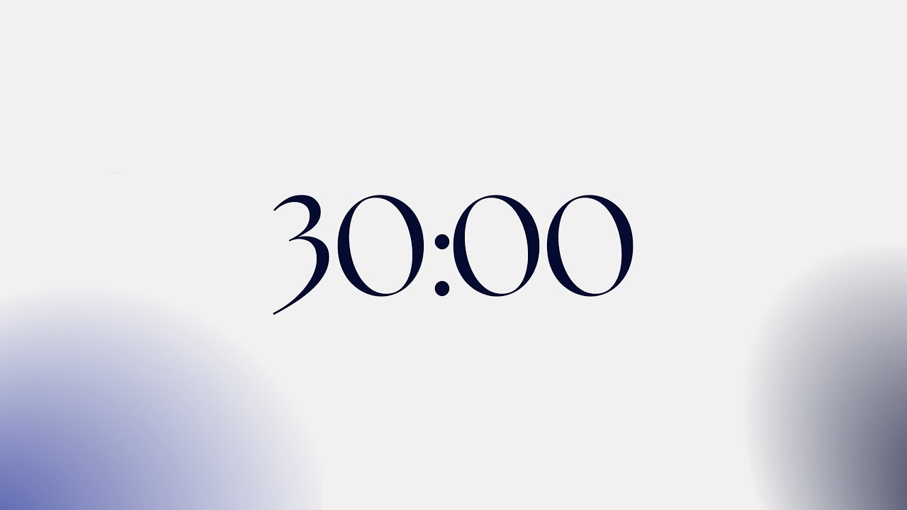 30 Minutes of Pure Silence | Study & Work Focus