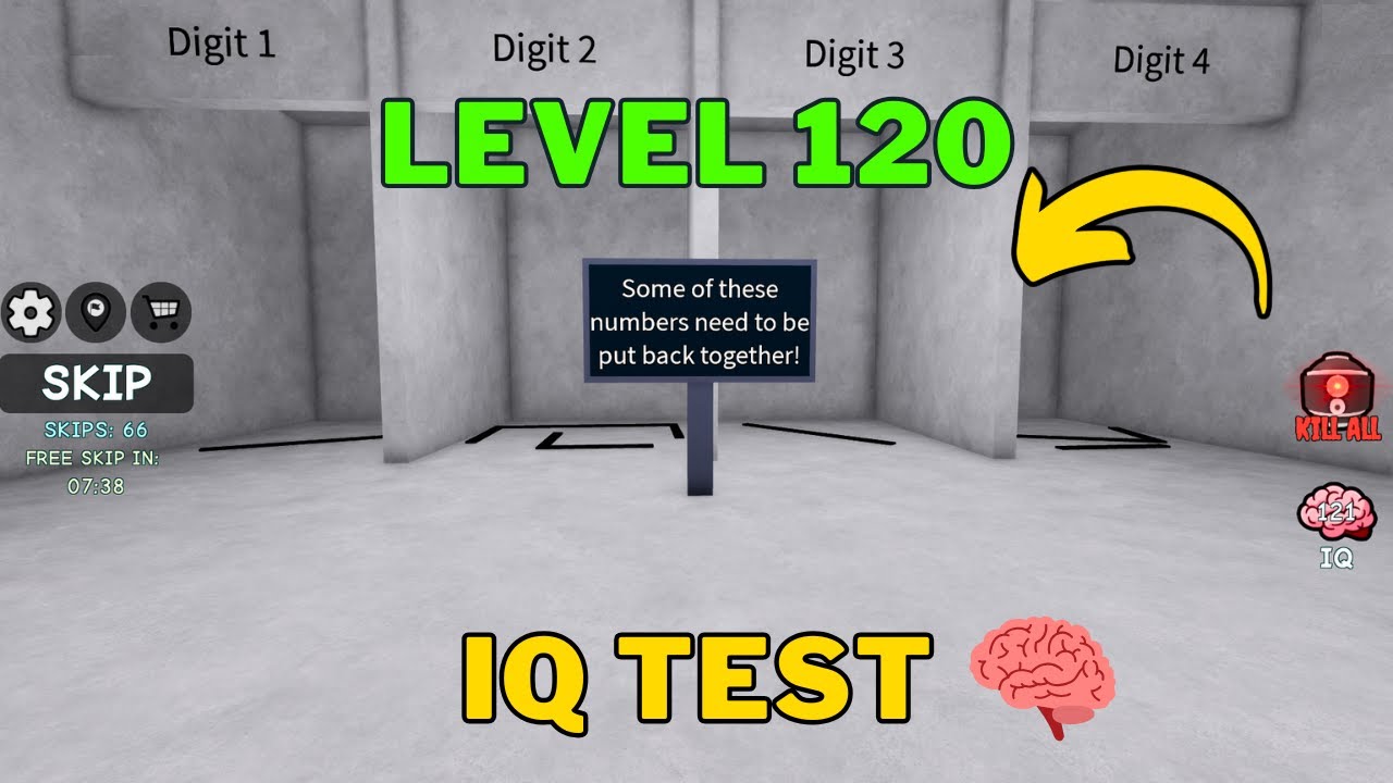 How To Solve Roblox IQ Test Level 120 | IQ Test 🧠 Guide
