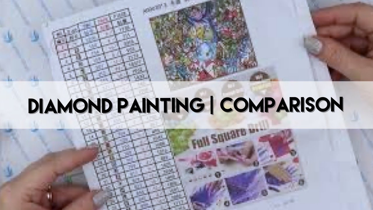 Diamond Painting -  What Size? | Comparing Canvasses