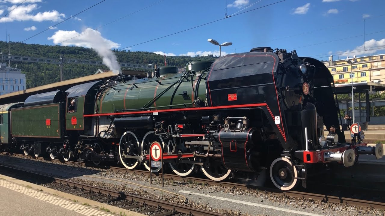 [FR/DE] Dampftag/Journ&eacute;e vapeur Lyss 2018: 141R1244+TEE Trans Europ Express+Car postal/Postauto- TPS