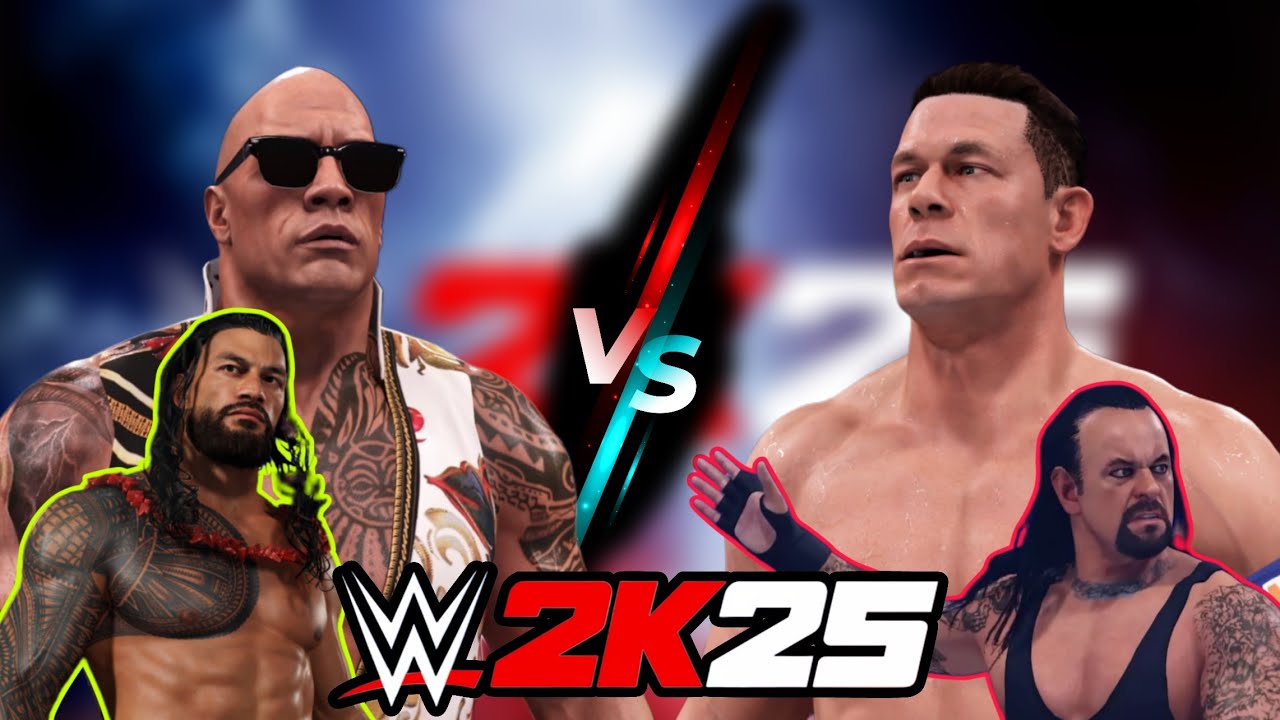 WWE 2K25 Showcase First Gameplay In Hindi ( The Rock vs John Cena )