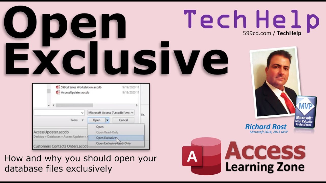 Open Microsoft Access Database in Exclusive Mode - Open Exclusively