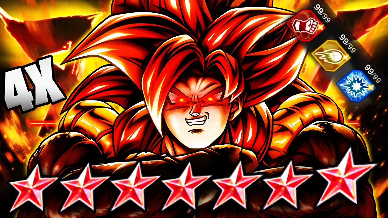 FULL POWER! NEVER SEEN ANYTHING LIKE THIS BEFORE! 4x ZENKAI BUFFED 14 STAR ULTRA SSJ4 GOGETA! - DBL