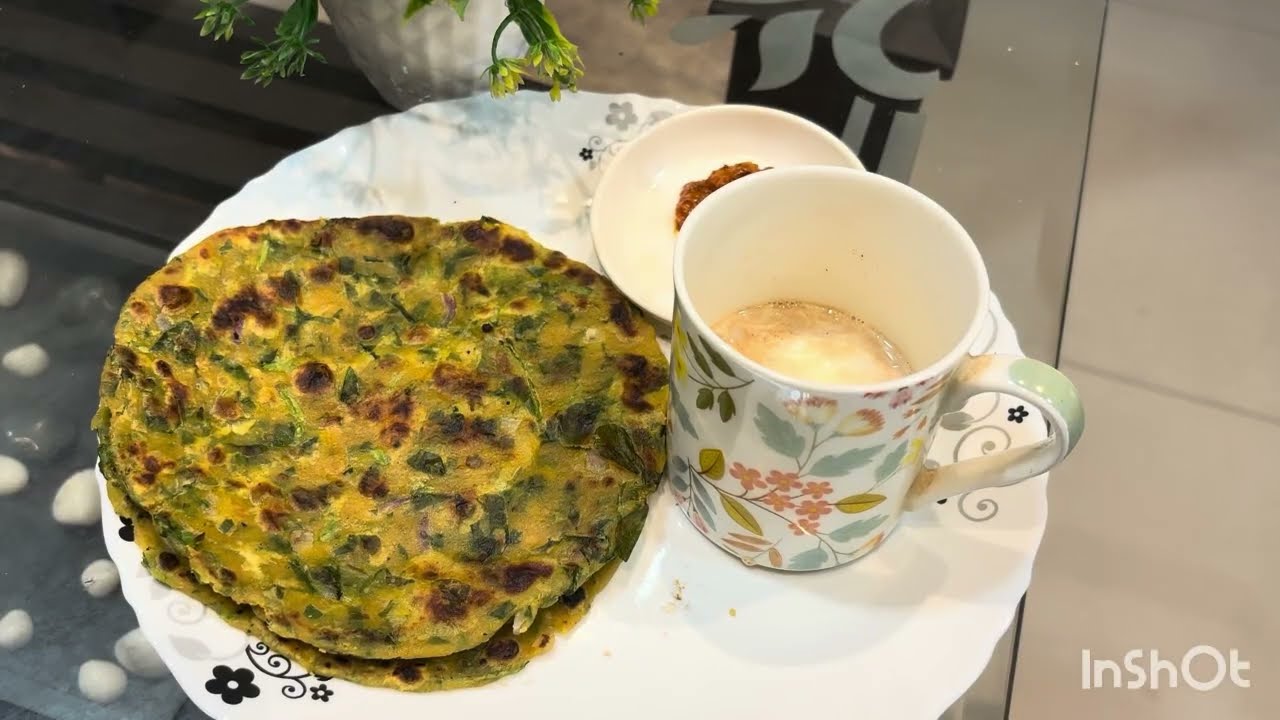 Minivlog♥️Methi Paratha recipe😍housewife routine #like #subscribe #comment #methiparantha #recipe 