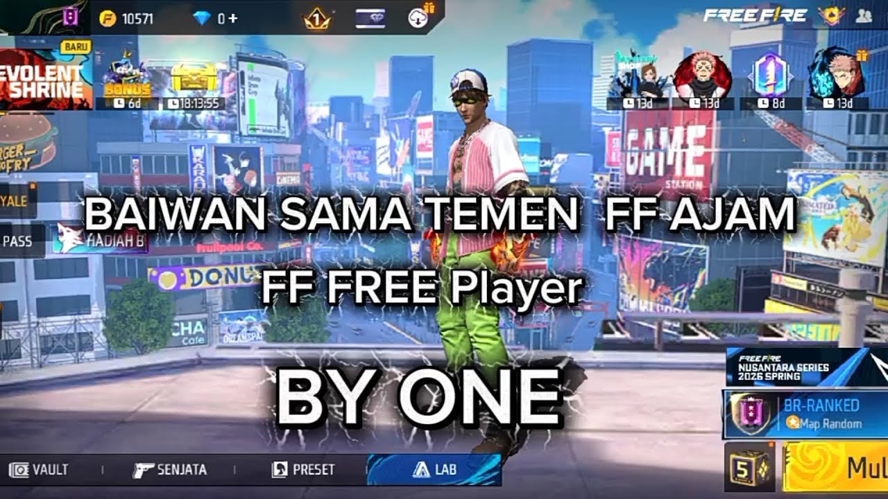 BAIWAN FF DENGAN TEMAN. 