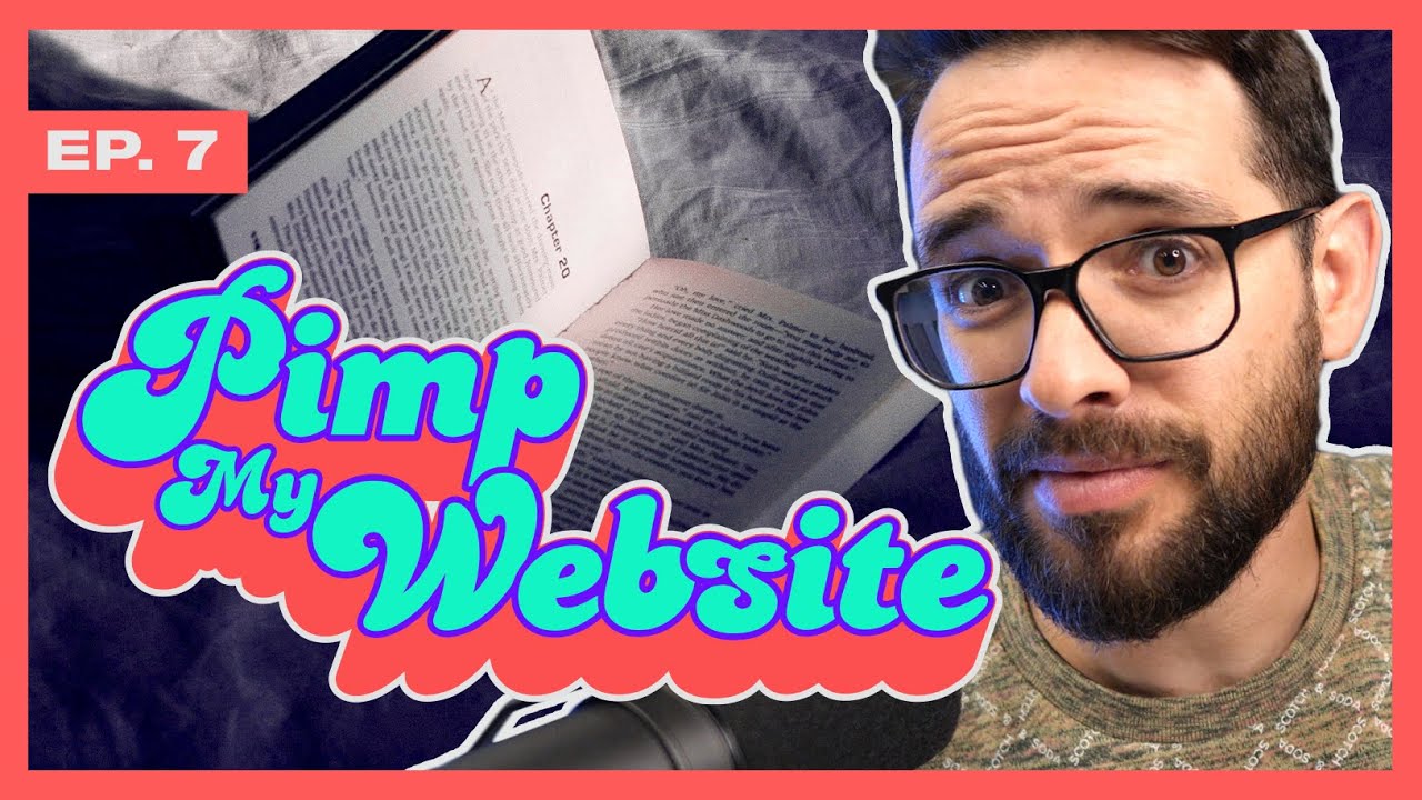 THIS READING WEBSITE IS NOT CLEAR: Website redesign before and after | Pimp My Website Ep. 7
