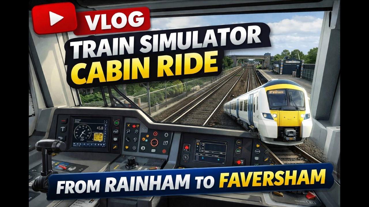 Get ready for an ultimate train cabin ride from Rainham to Faversham !!!