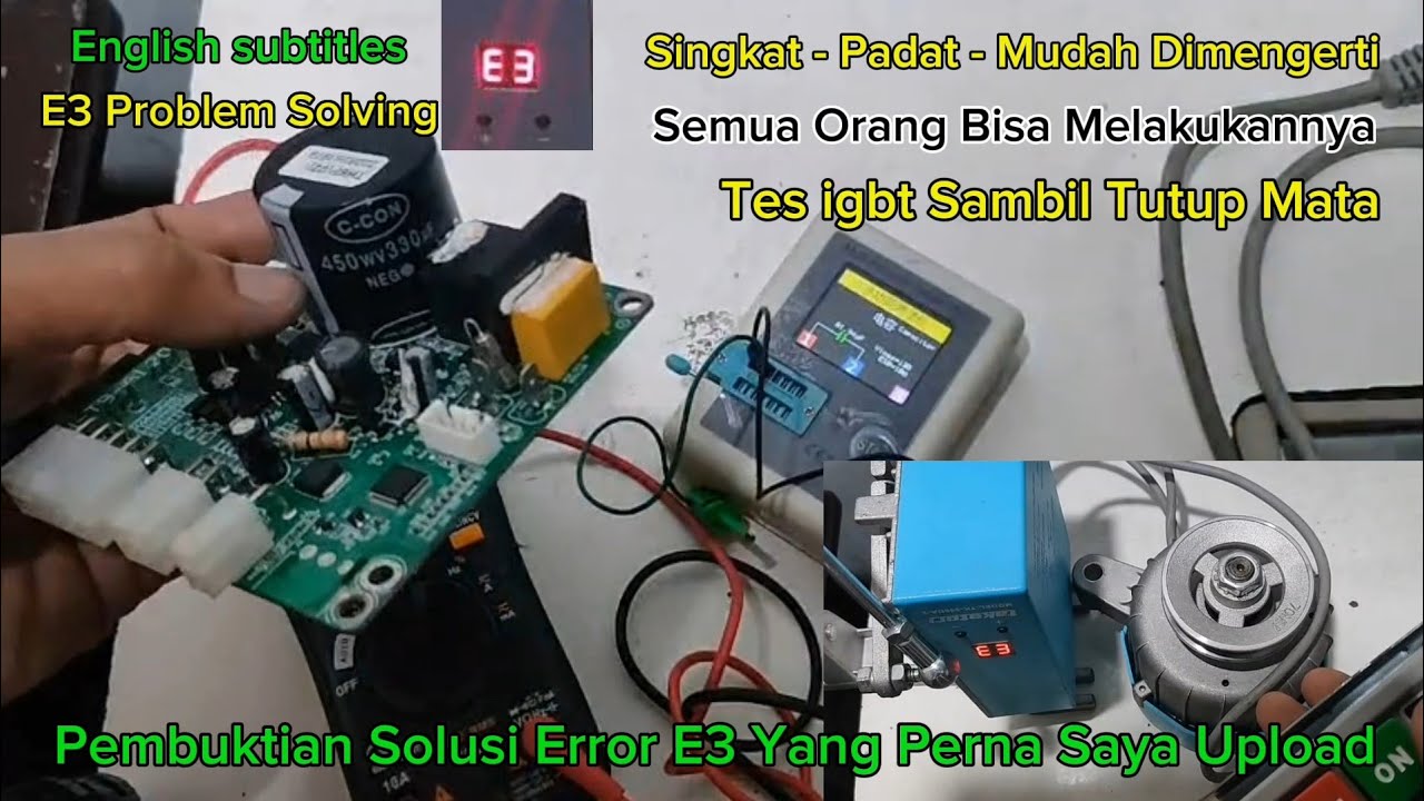 Cara Memperbaiki Motor Servo Error E3 