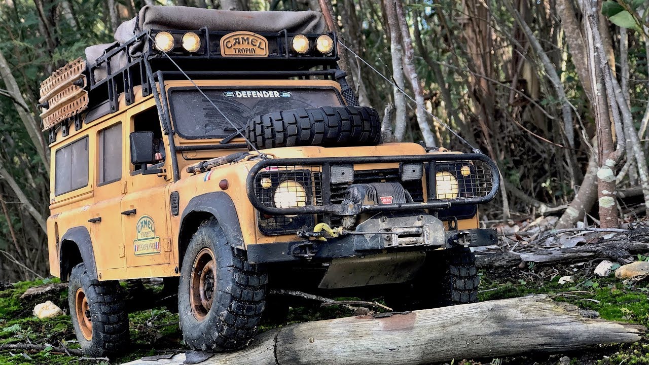 Camel Trophy defender 110 on a smooth ride... Can you gess the scale?