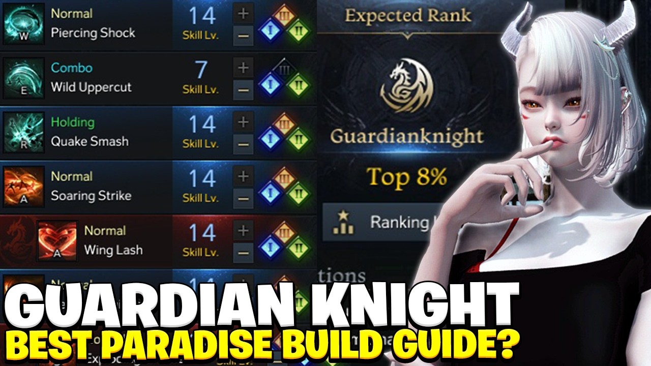Guardian Knight Paradise Build Guide! Lost Ark Q&A