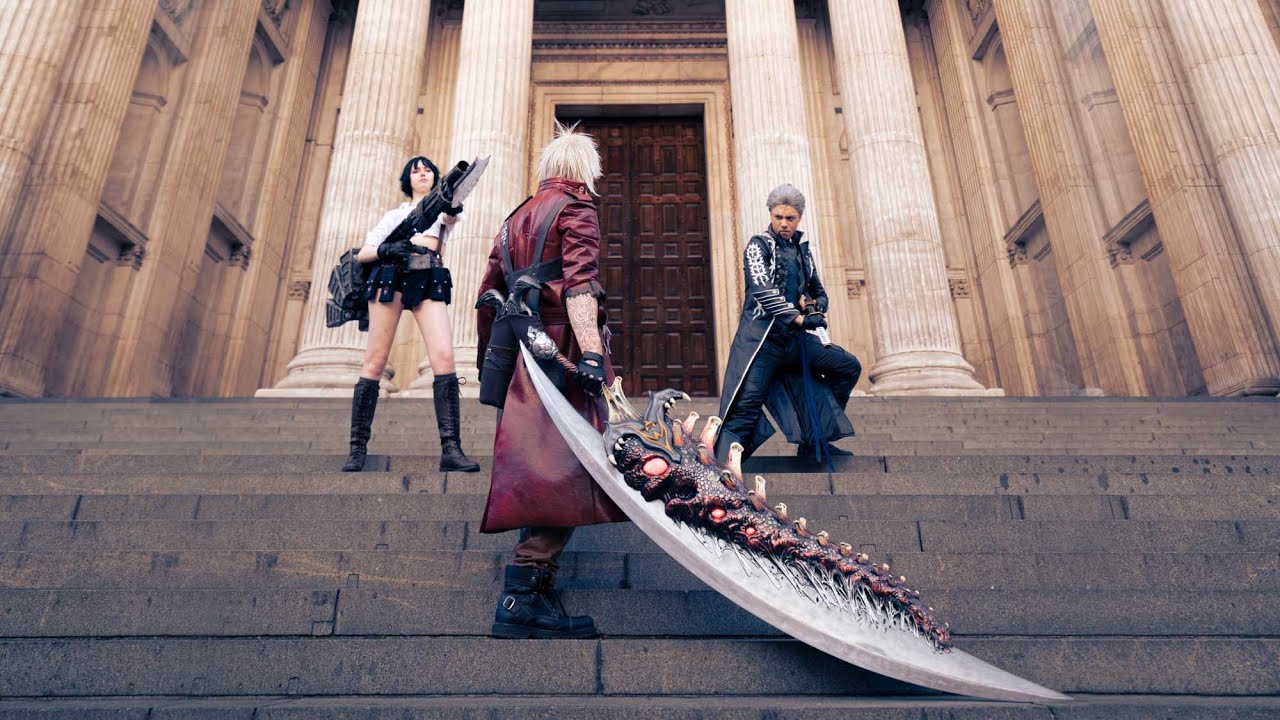 Devil May Cry in LONDON at St Pauls Cathedral Cosplay Behind The Scenes
