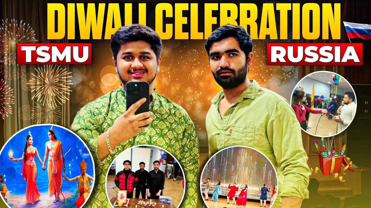 Diwali Celebration in Tver State Medical University🔥 MBBS in Russia 🇷🇺