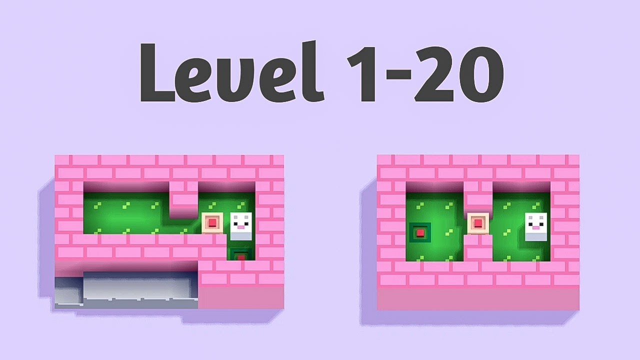 Fancade: Pushbox Level 1-20 | Android IOS Gameplay