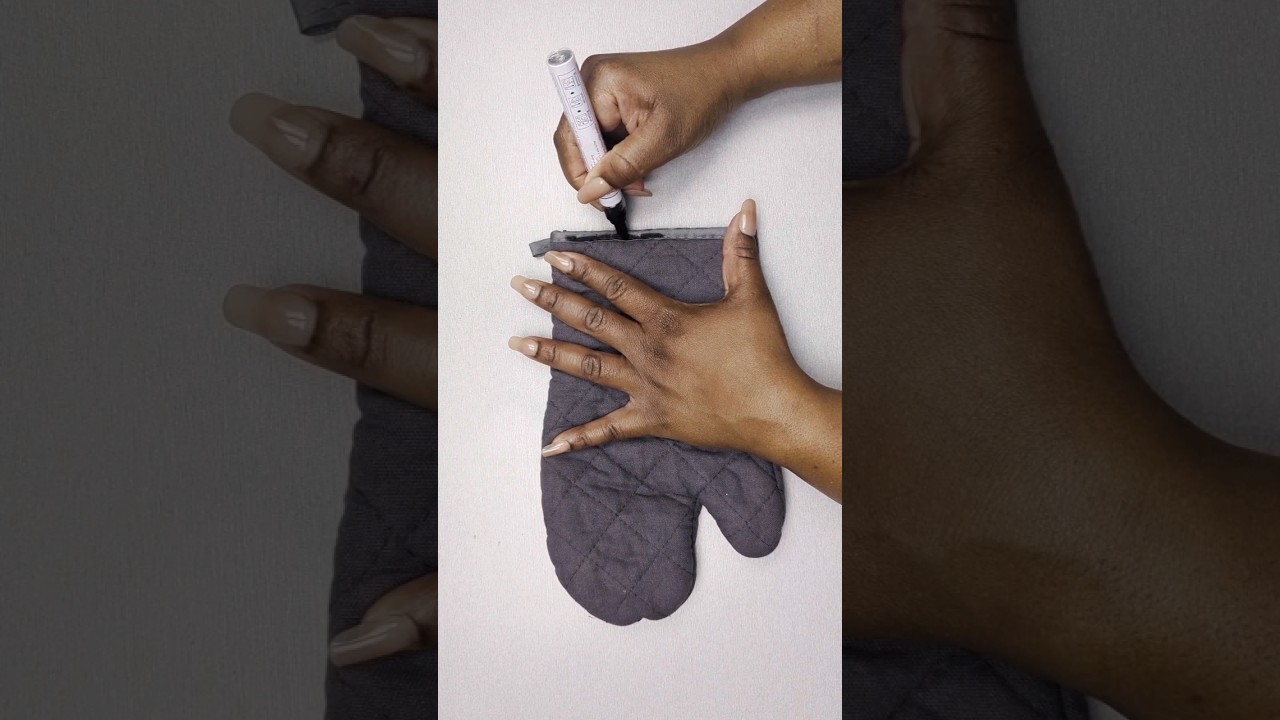 Testing paint on Fabric to see How It reacts Overseas Paint Markers Pen #shorts