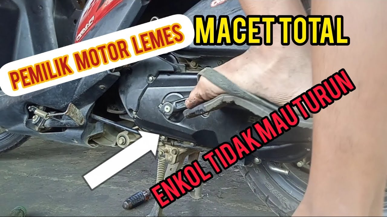 cara memperbaiki engkol macet||kick starter beat keras