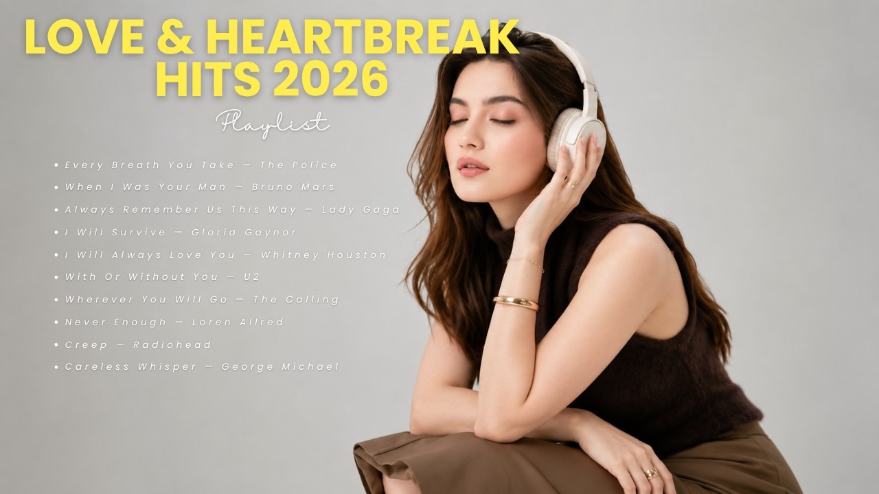Timeless Love Songs & Heartbreak Classics 💔 Best Acoustic Covers Collection  Relaxing Emotional Pla