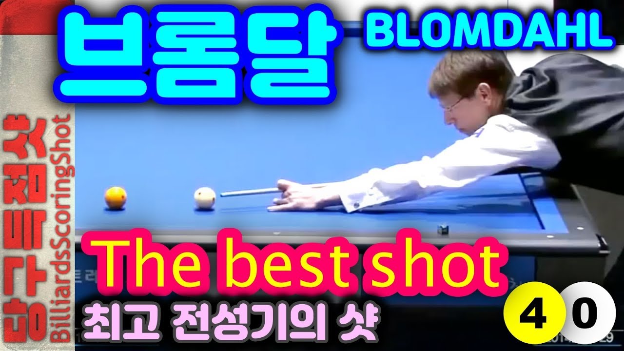 🔴🟡⚪️🇰🇷 (당점표시 Cue Ball Hit Point Diagram) 브롬달 BLOMDAHL 40