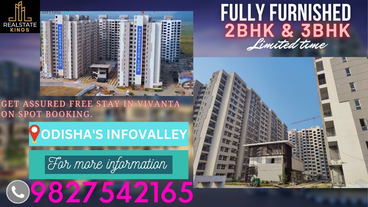 Luxury 2 & 3 BHK Apartments in Bhubaneswar , Infovalley(future it hub) II WP/CALL - 9827542165