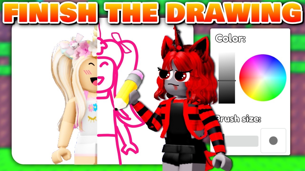 Roblox Finish The Drawing