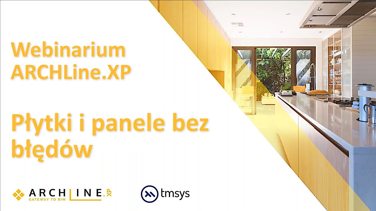 Webinarium ARCHLine.XP - Płytki i panele bez błędów