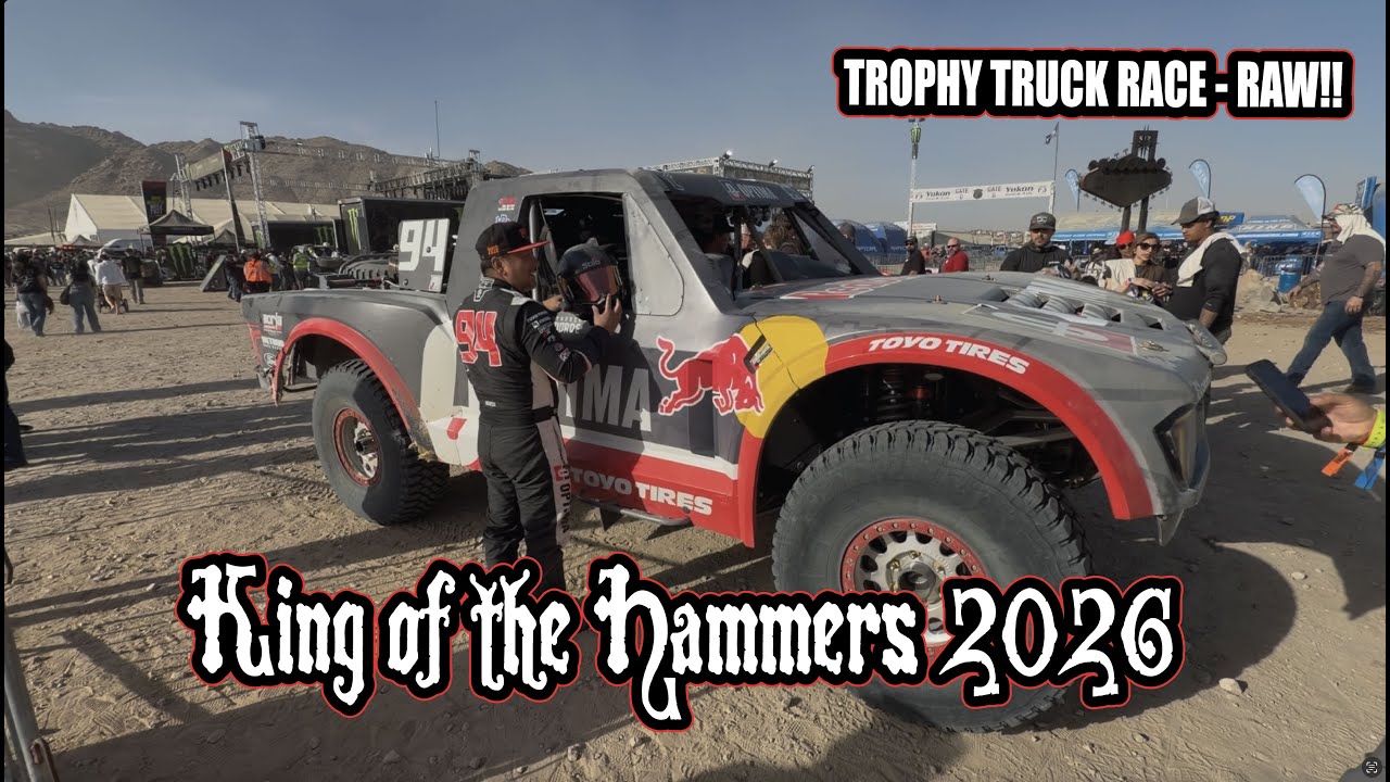 King of the Hammers - TROPHY TRUCK RACE!!