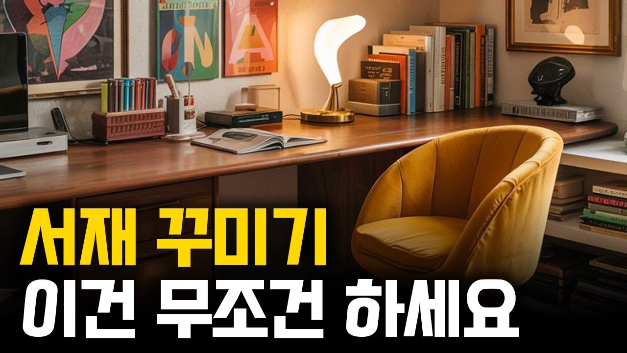 서재 인테리어 분위기템 알려드립니다.