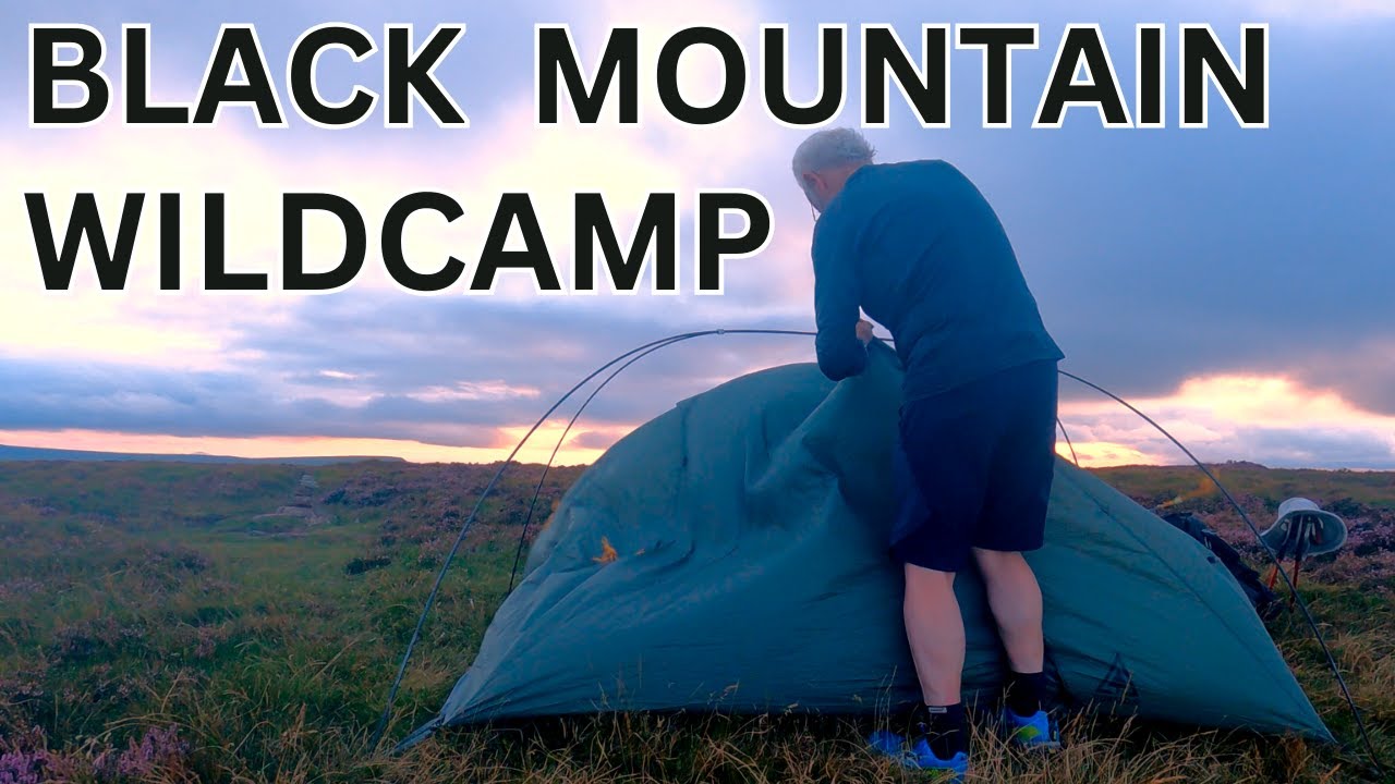 Wild Camping Black Mountain | Highest Hewitt in England South of Yorkshire