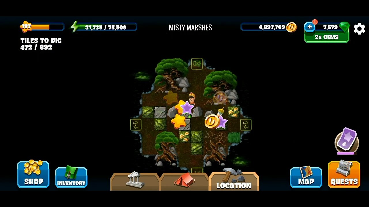 Misty Marshes - #5 Lord if the Crowned Remastered Diggy's Adventure