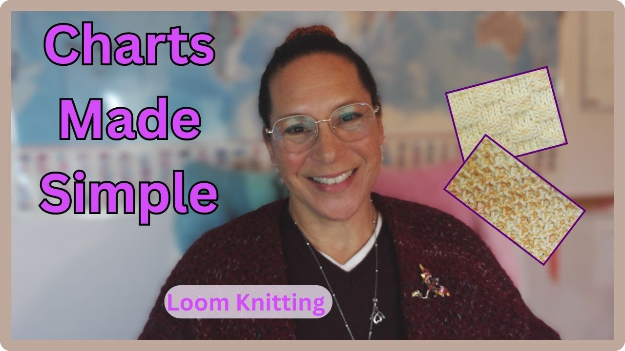 Unlock Seed Stitch & Chart Basics for Loom Knitting! (4K)
