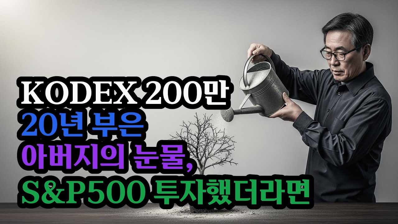 KODEX 200만 20년 부은 아버지의 눈물, S&P500 투자했더라면