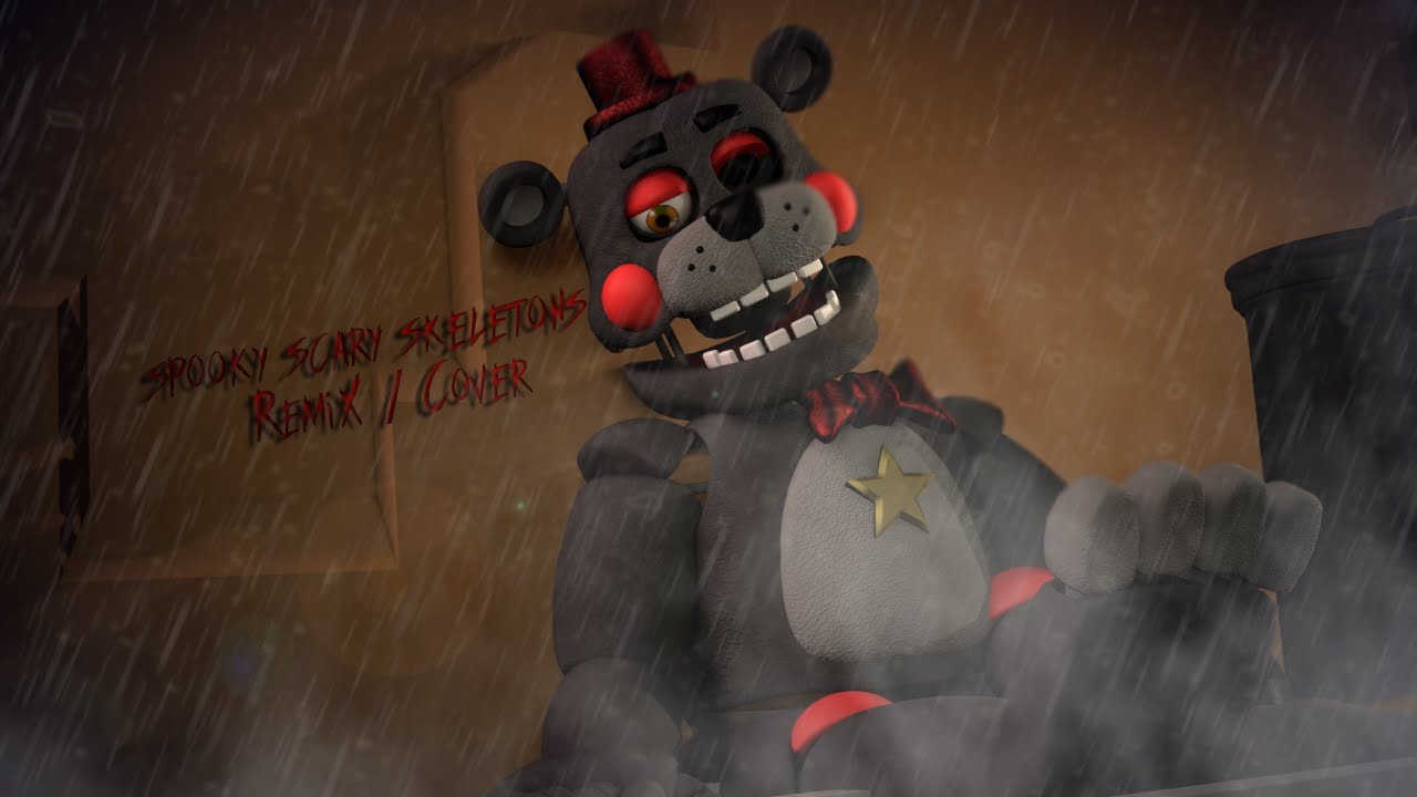 (SFM/FNAF) Spooky Scary Skeletons (Remix/Cover)