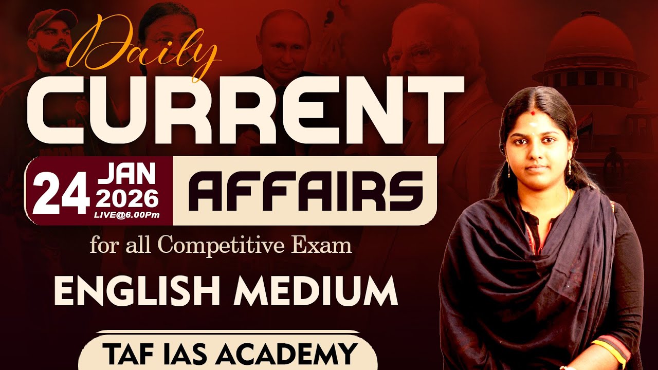DAILY CURRENT AFFAIRS | DAY 24 |TAF CA 360